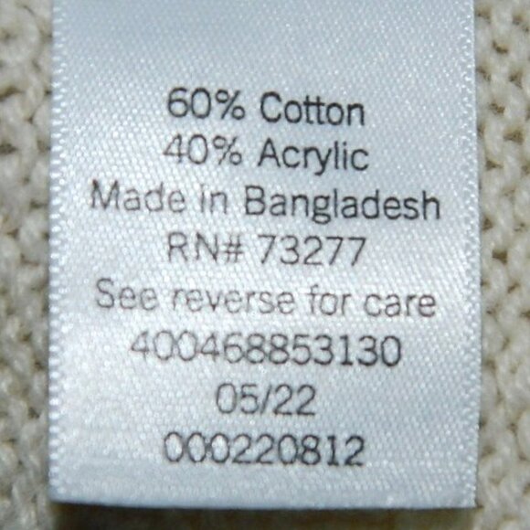 Women’s Cardigan Sweater Beige Size Small Sonoma Goods For Life see measurements - Picture 8 of 10